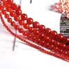 4mm-18mm runde Perlen, rote Achatsteine, Halbzeuge, 5A, Sardonyx-Edelstein für DIY-Perlen, Armbänder, Halsketten, Schmuckzubehör, Großhandel