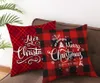 New 45*45cm Christmas Snowflake Pillowcase Year Decor Santa Cushion Covers Home Sofa Pillow Case Xmas Pillow Cover Party Supplies