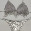 Est Crystal Bikini Diamant Badmode Biquini Beachwear Zwempak Swimsuits 210630
