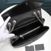 2023 7A Real Designer LOULOU Puffer Bag Shoulder chain crossbody clutch bags purses Genuine Calfskin Leather Grosgrain Lining Message handbags Authentic Quality