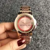 Orologio da polso al quarzo di marca per uomo Donna Orologio da donna in metallo stile ragazza