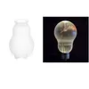 Lampa täcker nyanser 3pcs cylinder silikon mögel diy kristall lim gjutning epoxi harts glödlampa med LED board hem bord dekoration rum n