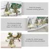 Noel Süslemeleri Ağaç Şekilli Çorap Tutucu Şömine Dekorasyon