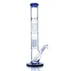 Heavy glass water bong double eight arms tree perc pipe 16" tall big bongs