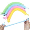Fidget leksaker sensory leksak nudel rep tpr stress reliever unicorn decompression dra rep ångest lättnad för barn roligt