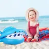 Other Pools SpasHG Shark with Canopy Seat Ring Inflatable Children's Swimming Removable Sunshade Baby WH0459