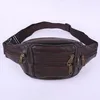 Men Bag Leather Fanny Pack Waist Belt Hip Purse High Quality Travel Carry On Pouch Fashion2477