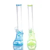 Boots design two colors 11.8inches bong water pipe glass bongs with downstem and bowls