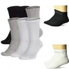 Highest quality men's training socks sports socks 100% cotton thick white grey black stockings combination