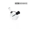 D&K mini bong small glass bong water pipe Hookah for smoking Exclusive pocket size metal downstem 70mm 2.76''
