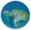 O mais recente tamanho 150cm Toalha de praia redonda, 10.000 estilos para escolher, tartaruga impressão xale toalhas 3D, suporte logotipo personalizado