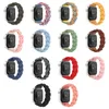 Gevlochten elastische appelhorloge band slimme bandjes polsband voor iWatch 1/2/3/4/5/6 SE 38mm 40mm 42mm 44mm 14 kleuren