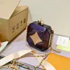 Transparent acrylic material women's shoulder bag polygon mini clutch bag candy color box chain wallet summer party mini purse