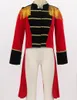 Kurtki dziecięce dzieci Circus Ringmaster Costume Halloween Performance Cosplay Party Dress Up -Long Rleeves Stand Okoł Kllar Tailcoat 7498806