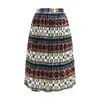 Skirts Summer Skirt 2022 Fashion Casual High-waist Printed Plus Size Chiffon Pleated Midi Women's Clothes