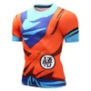 27 colori uomo abbigliamento a compressione Anime T-shirt Costume Vegeta Son Goku Streetwear Fitness Leggings Shorts Sportswear S-3XL G1222