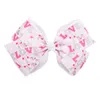 5 pollici Kid Girl Valentine Hair Bow Love Heart Tornante Valentine039s Day Gift Barrettes Accessori per capelli bambino Nuovo 20205886628