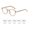 Mode lunettes de soleil cadres coréen marron lunettes cadre femmes Anti-bleu plaine hommes lunettes mignon décoratif ordinateur