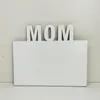 Blank Sublimation Frames Wooden Thermal Transfer Phase Plate MOM Personalized Gift Mother's Day Festival Frame 2021