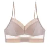 Sexy Bas Dos Bralette Dames U Dos Nu Invisible Dentelle Soutien-Gorge À Pois Maille Ultra Mince Sous-Vêtements Femmes Lingerie Débardeur Bras 211110