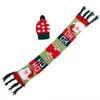 Juldekorationer för Home Santa Claus Vinflaska Skal Snowman Stocking Presenthållare Xmas Navidad Decor År Festiv