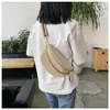 Luksusowe koreańskie torebki Moda 2021 Messenger Torby Osobowalność Szeroki Pasek na ramię Torba Duża Pojemność Talii Torebka