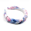 Neue Mode Frische Stirnband Für Frauen Schrittweise Tie Dye Haarband Handmade Braid Turban Haar Zubehör Großhandel