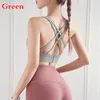 Gym Clothing Women Push Up Seamless Sports Bra Crop Top Fitness Wear Yoga Brassiere Vest Sportswear Strappy