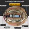 ファストMH PJ BJのAirsoft Paintball Army Helmetsのための50pcs 11色の戦術的なヘルメットのヘルメットをカバーする狩猟アクセサリー