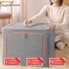 JOYBOS Fabric Storage Box Foldable Clothes Bag Laundry Finishing Wardrobe Toy Cabinet Pet House Car Trunk Organizer 210922