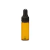 5ml Amber Glass Essential Oil Dropper Bottles Mini Empty Eye Dropper Perfume Cosmetic Container