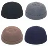 Cappello lavorato a maglia invernale da donna Cappello da uomo zucchetto Cappello invernale da uomo Berretto corto senza tesa Melone Docker Pescatore Cappello lavorato a maglia Ragazze Y21111