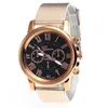 Relojes de pulsera Reloj de mujer Correa de plástico Moda Oro Rosa Plata Mujer Saat Relogio Zegarek Damski BK02 C3815