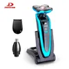 Jinding Rechargeable Whole Body Washing Electric Shaver 5D Floating Head Shaving Machine för män Vattentät elektrisk rakhyvel D40 P0817