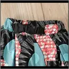 Kleidung Girls Afrikanische Böhmen -Outfits Kinder Print Röntgenfasskirts 2pcsset Frühling Herbst Kinderkleidung C1644 HQI9O ARNL77326975