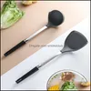 Cooking Utensils Kitchen Tools Kitchen, Dining & Bar Home Garden Sile Turners Spata Soup Spoon Stainless Steel Handle Heat-Resistant Pan Tur