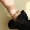 Łańcuch Link Rhysong Personizado o kształt Bracelet dla kobiet mody biżuterii Armbanden Voor Vrouwen Regalos para Mujer Fawn22