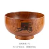 set di stoviglie per adulti e bambini ristorante famiglia riso zodiaco cinese giuggiola selvatica ciotola di legno