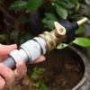 Watering Equipments 3/4 Inch Garden Hose Shut Off Ball Valves Water Pipe Faucet Connector Tool Yard DC120