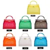 Clear Transparent PVC Shoulder Bags Women Candy Color Jelly Purse Solid Handbags Sac A Main Femme Crossbody Bag Evening252r
