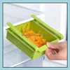 Organiza￧￣o de limpeza de prateleiras Home Home Gardenkitchen Shees Kitchen Refrigerator Rack Gr￩brigando Zer Plataforma Pull-Out Der Organizer Space SA