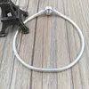 1pcs droppe frakt smycken 925 sterling silver lås armband kvinnor orm kedja charm pärlor uppsättningar för pandora med logo ale armband barn födelsedagspresent 590728