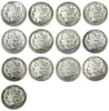 US 13PCS Morgan Dollars 18781893 Quota Quotccquot diverse date MintMark Craft Silver Plated Coins Metal Dies Manufacturing 1710621