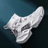 Yüksek top Çorap Ayakkabı Tıknaz Sneakers Erkekler Beyaz Trend Sokak Işık Spor Koşu Ayakkabıları Büyük Boy 45 46 Destek Drop-nakliye