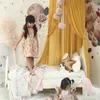 Nordic Style Princess Chiffon Kids Baby Bed Room Canopy Mosquito Net Curtain Bedding Dome Tent 2111064014242