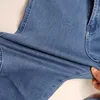 Kvinnors Jeans Högt midja Kvinnor Vår Höst Sexig Tight Hip Lifting Leggings Elasticitet Slim Byxor Modig och Mångsidig 50GW