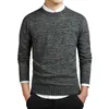 Grey Mens Sweater Casual Solid O-Neck Pullover Sweater Men Clothes Autumn Pull Homme OverSize Thin Sweater Knitted Coat 210601