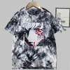 Tokyo Ghoul Fashion Short Sleeve Round Neck Tie Dye Anime T-shirt Y0809