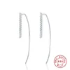 boucles d'oreilles longues pour les filles en or