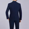 (Blazer + spodnie + kamizelka) 3 sztuk Mężczyźni garnitur Slim Fit Formalne Formalne Wear Business Black Men Suit Elegancki Costume Mariage Homme